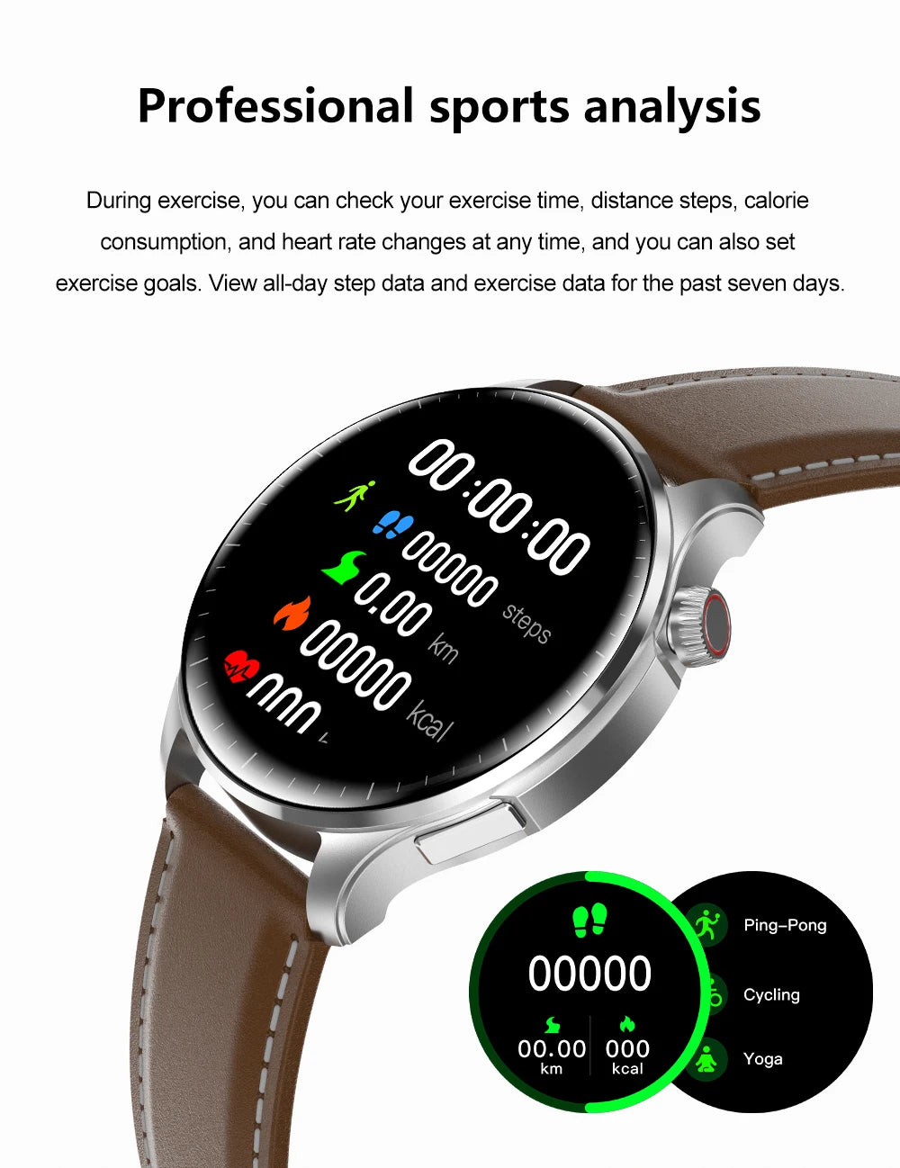 New GPS SmartWatch BluetoothCall IP68 Waterproof Men Women