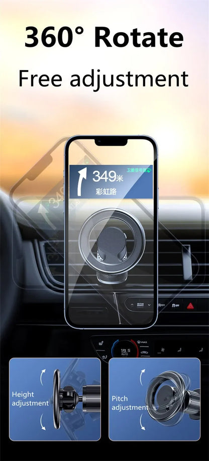 Magnetic Car Phone Holder Stand Magnet Car Mount Support