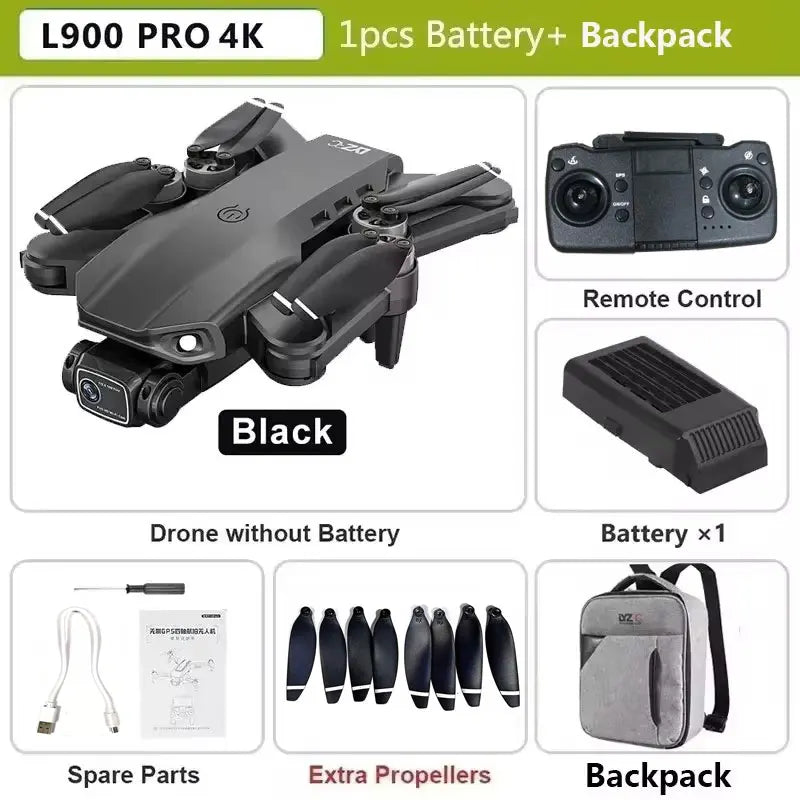 L900 Pro SE MAX GPS Drone 4K Professional Dual HD Camera