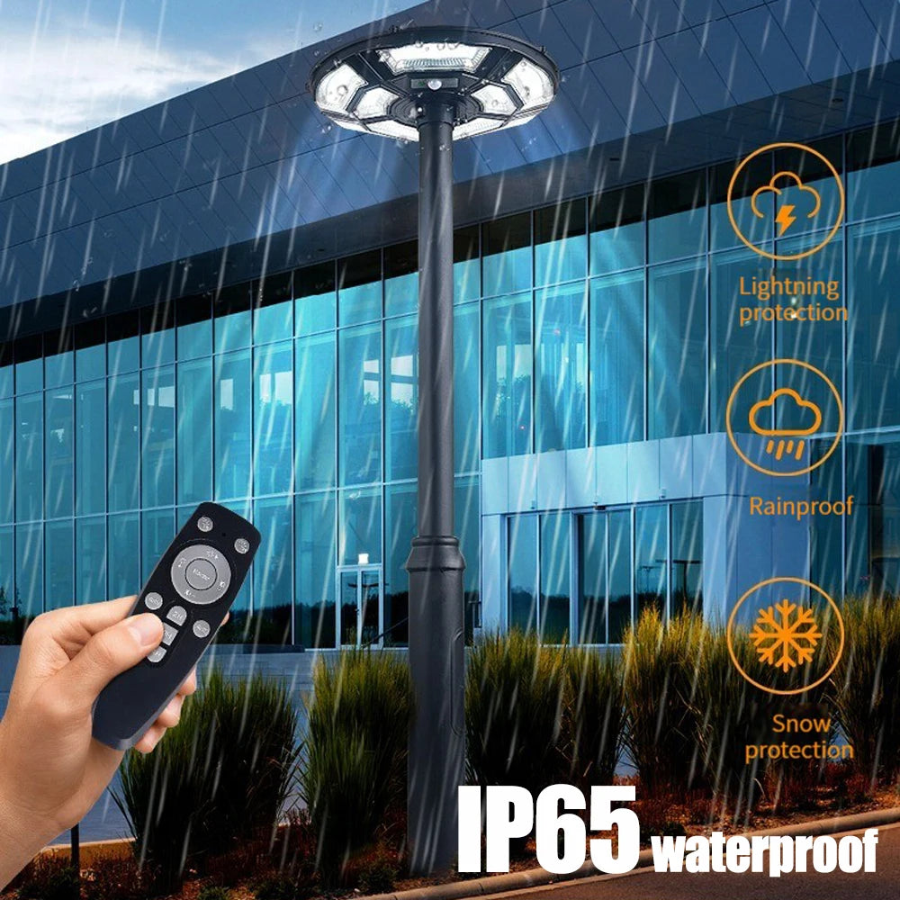 Solar Flood Lights Outdoor Security Lights for Parking Yard