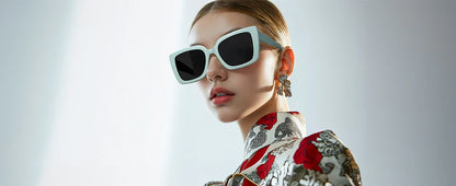 New Square Polarized Sunglasses Women Thick Frame