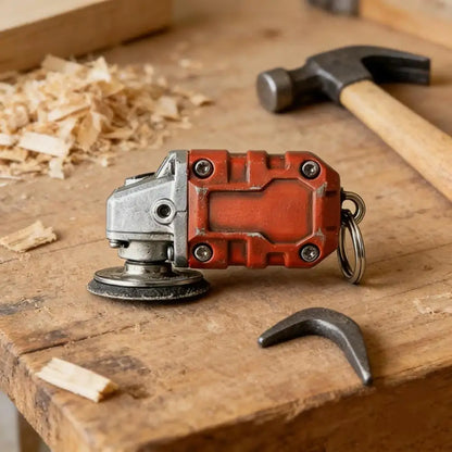 Mini Grinder Keychain 2-in-1 Miniature Angle Grinder