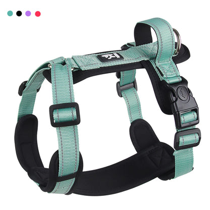 New Pet Harness Reflective With Handle Easy Control