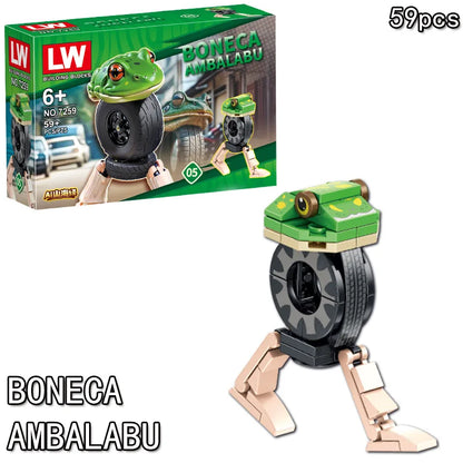 Italian Brainrot Animals Tung Tung Tung Sahur Building Blocks