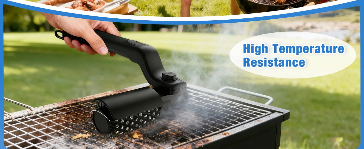 Electric BBQ Cleaner Brush Wireless Stainless Steel