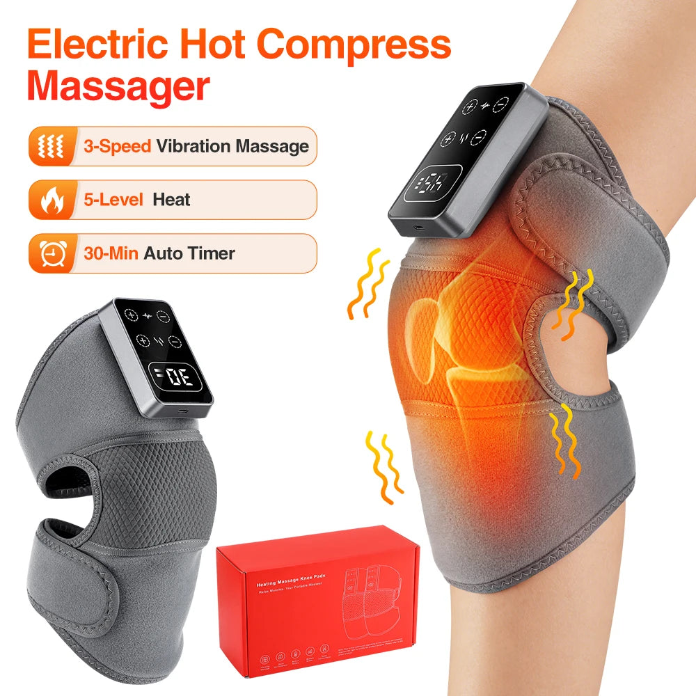 3-in-1 Heated Vibration Knee Massager