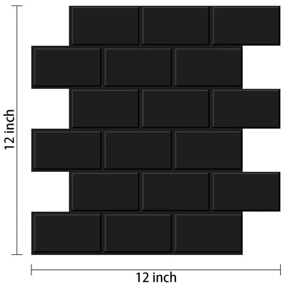 Subway Wall Stickers Peel and Stick 3d Brick Vinyl