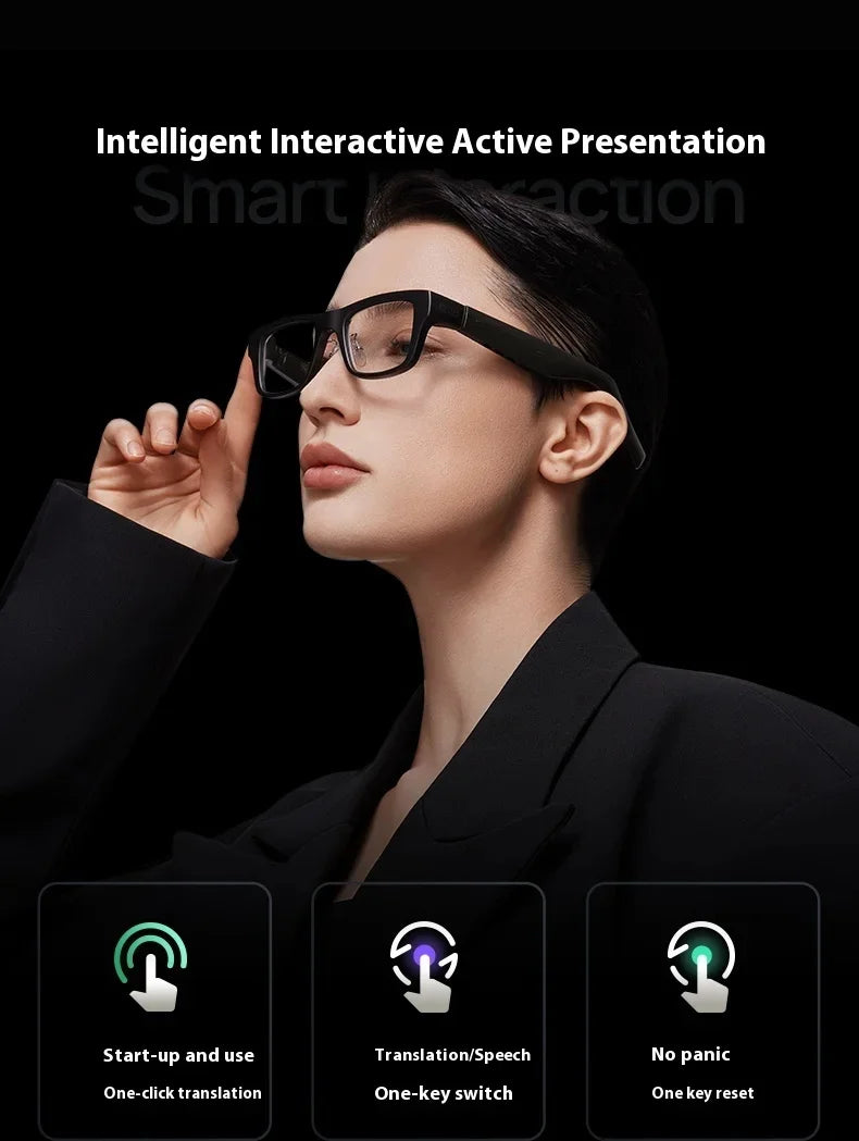 INMO Go2 Smart AR Translation Glasses Wireless AI Assistant