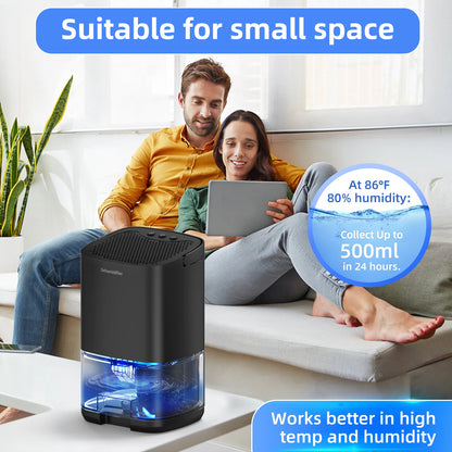 1pc 1000ml Portable Dehumidifier for Home Office