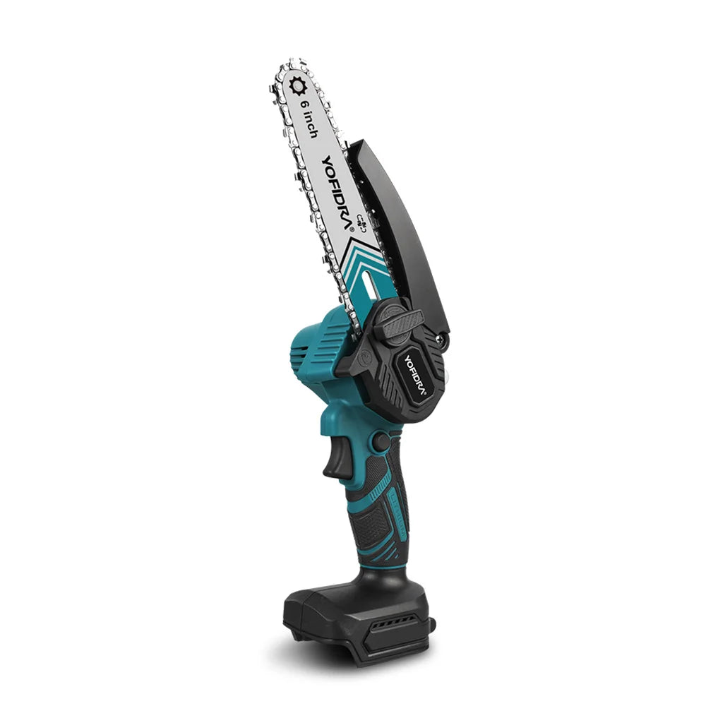 6 Inch 30000RPM Electric Chainsaw Handheld Garden