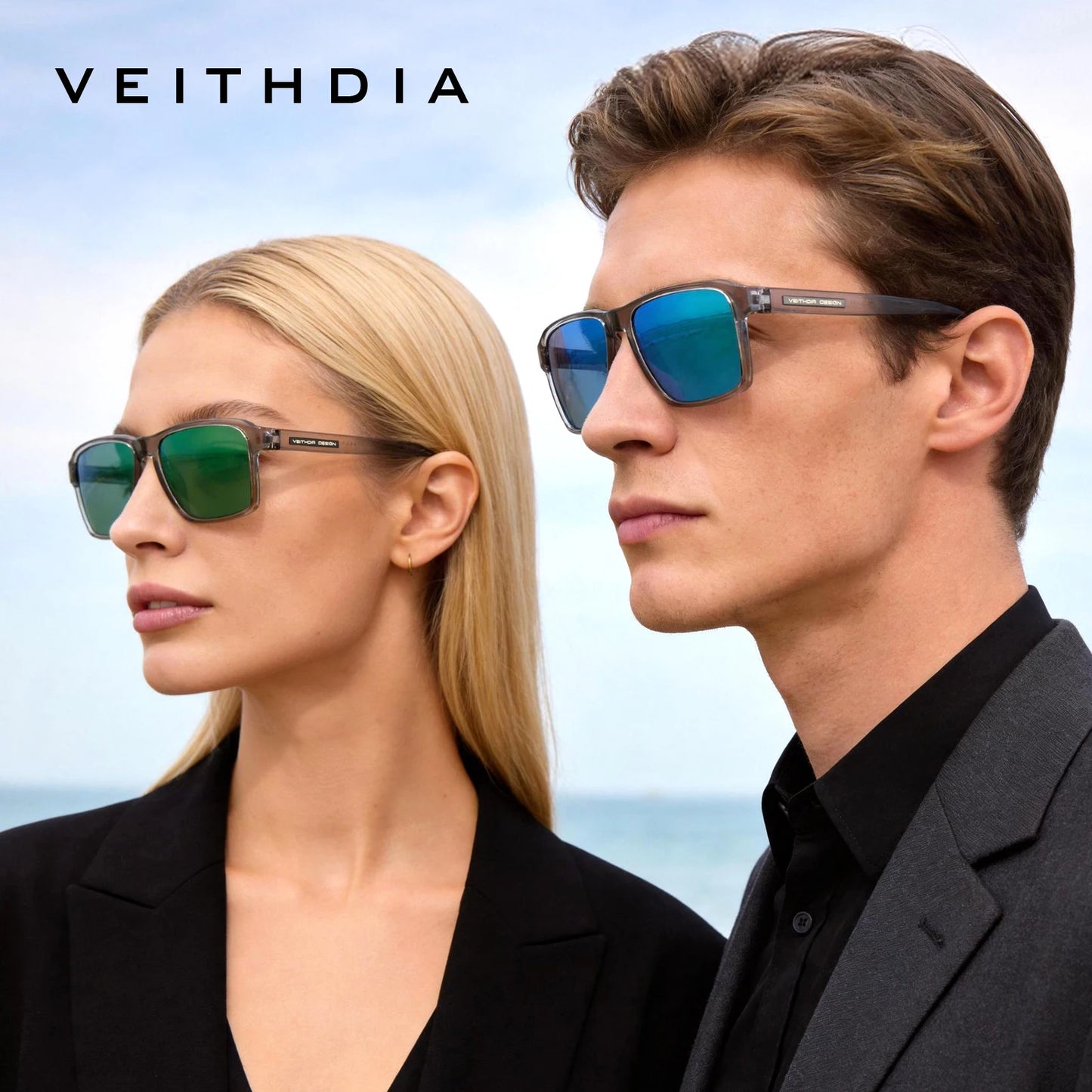 Polarized UV400 Sunglasses Fashion Photochromic Gradient