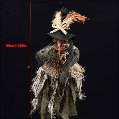 Halloween Decoration Hanging Pumpkin Head Scream