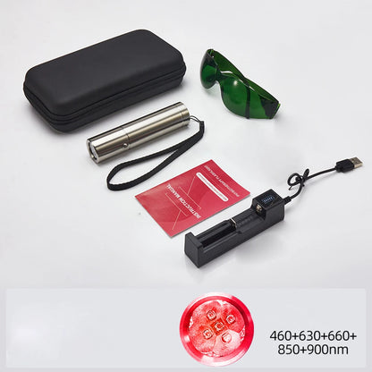 Blue & Red Light Therapy Device with 5 Wavelengths