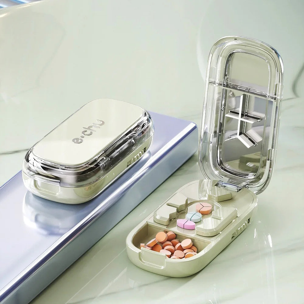 New Quartering Pill Cutter Storage Box Medicine