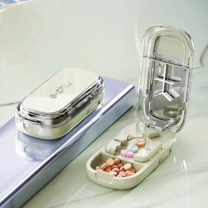 New Quartering Pill Cutter Storage Box Medicine