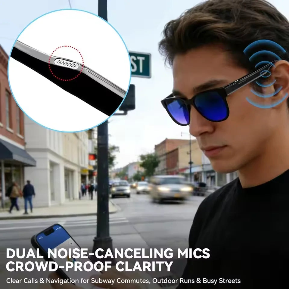 New Smart Audio Glasses Wireless Open Ear Sunglasses