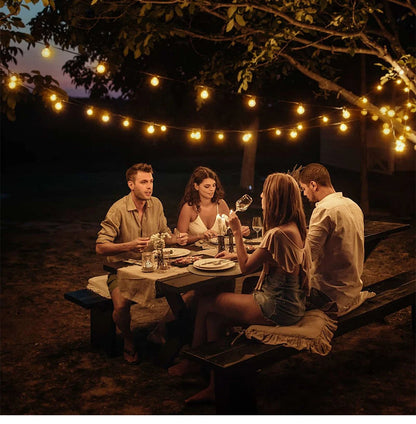G40 Outdoor Solar String Light Garland LED Solar String Lights