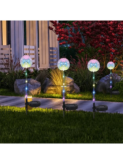 LED dandelion outdoor ground mounted light