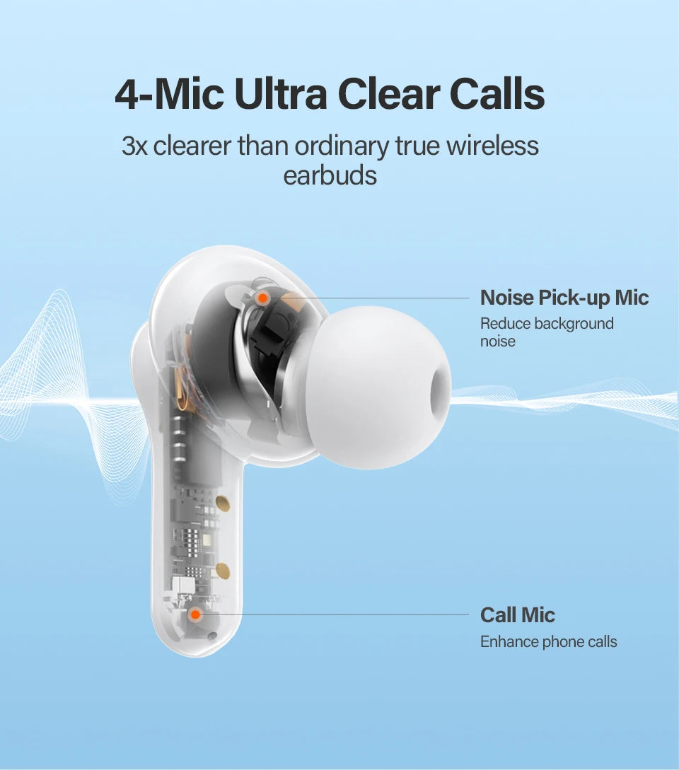 QCY T13 Wireless Smart Headphone BT5.1 TWS Earphone
