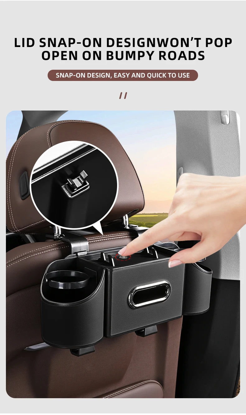 Car Seat Back Storage Box Multi-Functional Vehicle Mounted