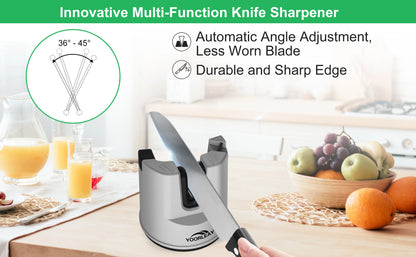 Knife Sharpeners Kitchen Multi-function Suction Cup