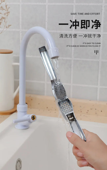 New stainless steel kitchen garlic puree