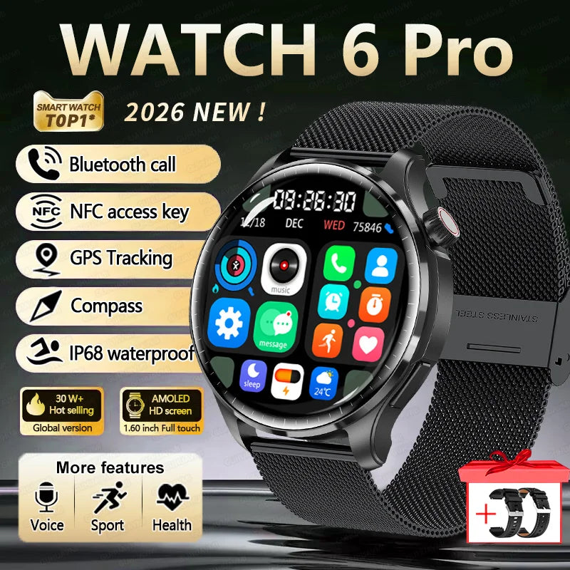 New GPS SmartWatch BluetoothCall IP68 Waterproof Men Women