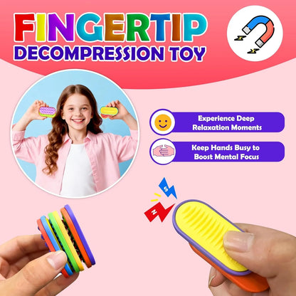 6-Pack Magnetic Fidget Sliders for Adults Sensory Toys