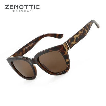 Retro Square Polarized Sunglasses for Women Vintage Sun Glasses