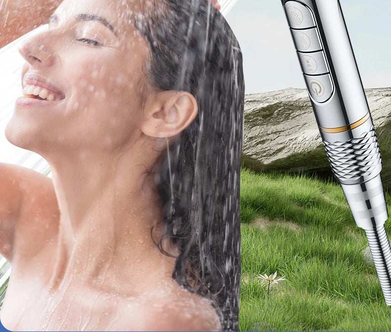 Filtered Supercharged Shower Head Four-speed Adjustment