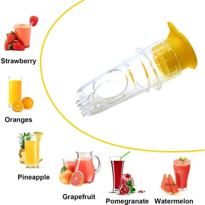 Portable Lemon Squeezer Plastic Reusable Lightweight Juices Reamer