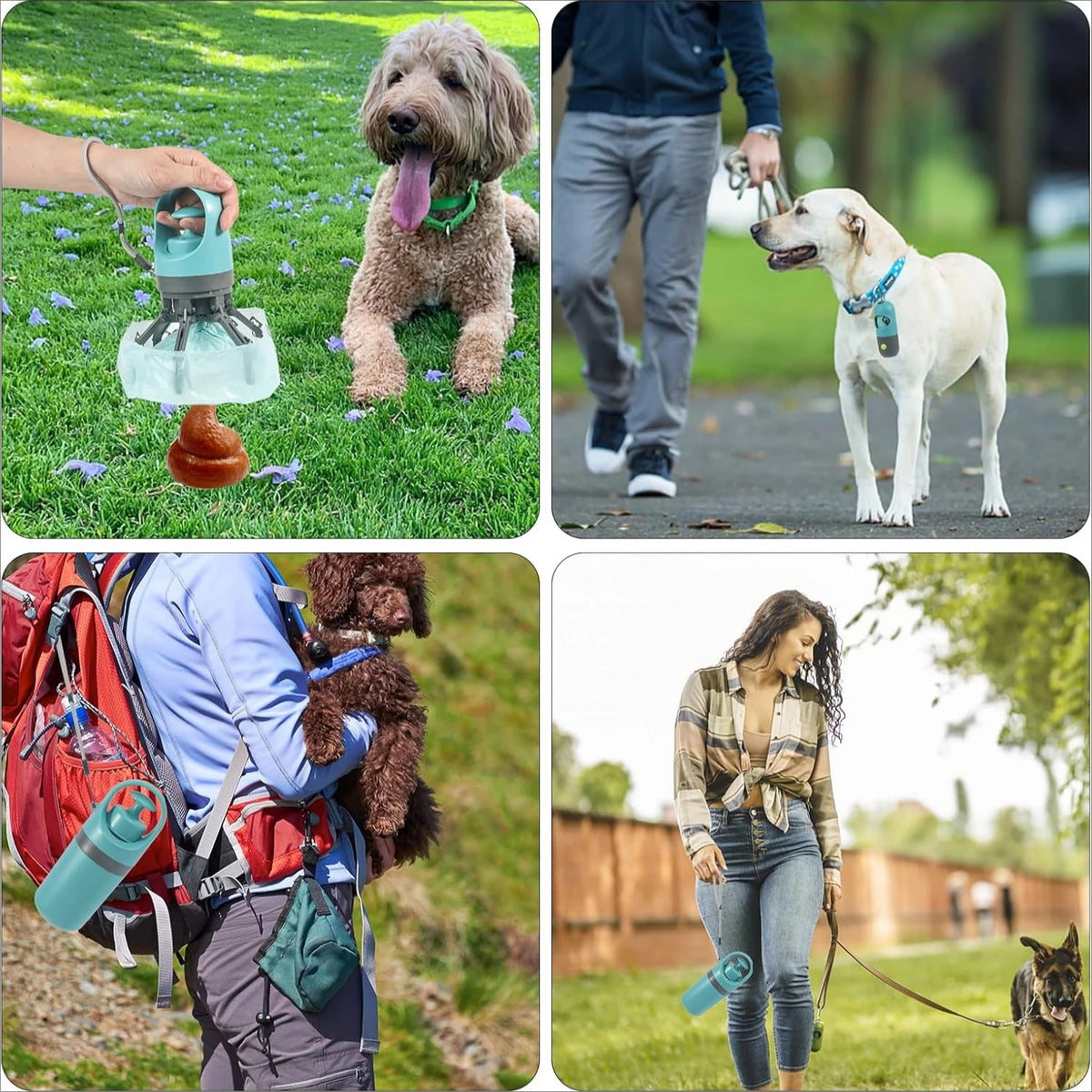 Dog Poop Scooper Set Claw Waste Picker