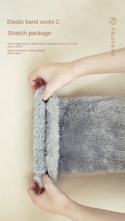 Hot Fluffy Thigh High Socks for Pregnant Women Leggings