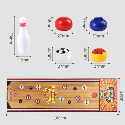 Interactive Bowling and Curling Mat Game Fun Football-Inspired