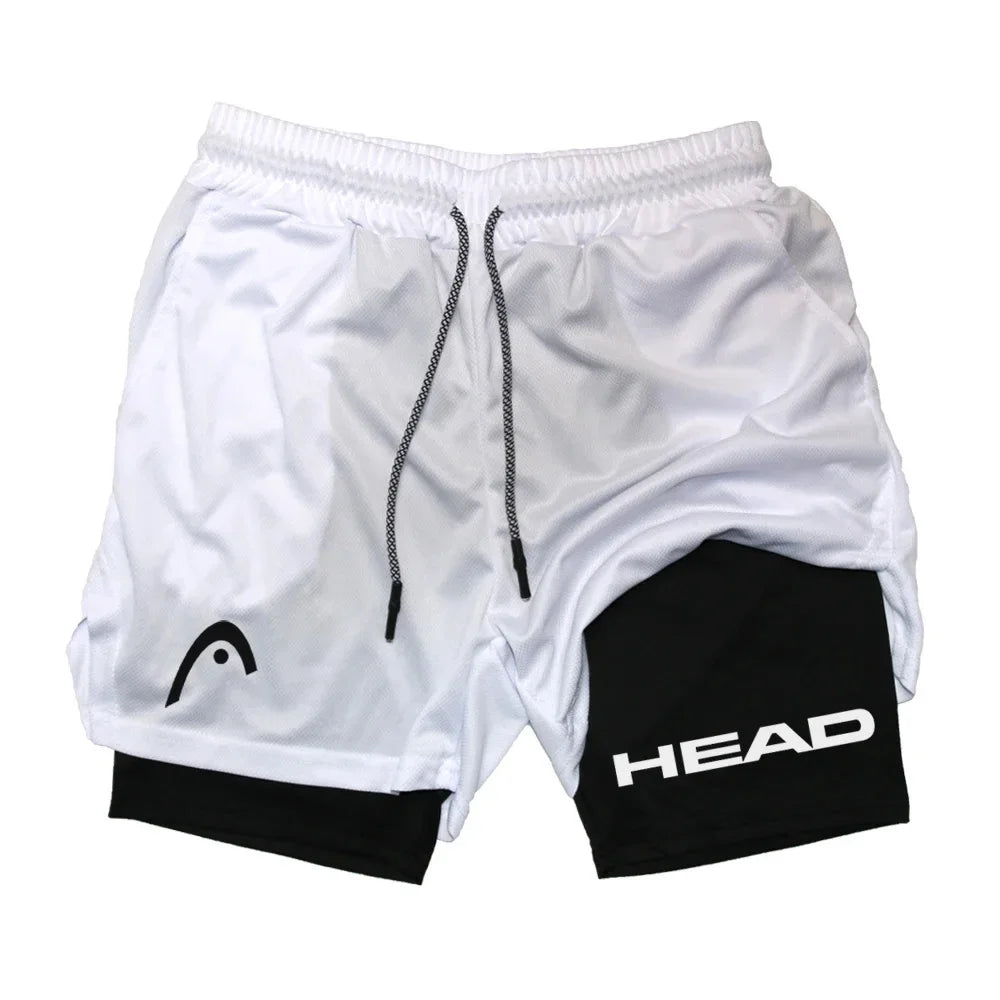 Anime Berserk Head Running Shorts Men Fitness Gym Training