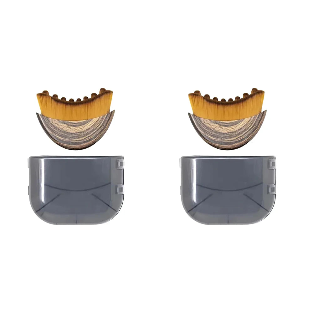 Contour Facial Brush Manual Lymphatic Drainage Massager Durable Soft Bristles