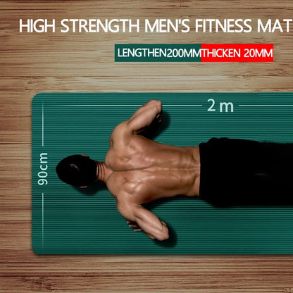 Thick NBR Yoga Mats Anti-slip Sport Fitness Mat