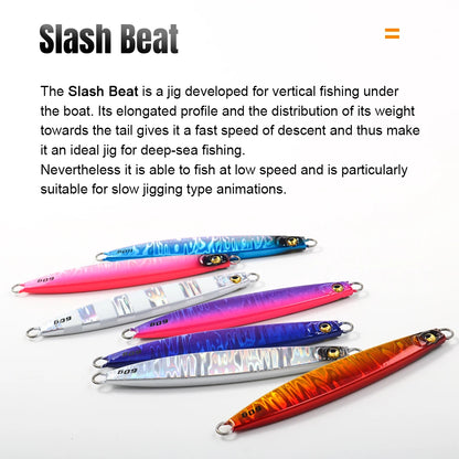 Vertical Jigging Lure Shore Long Casting Saltwater Fishing Lure