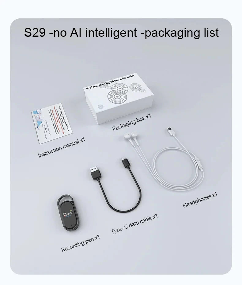 AI Voice Recorder Dictaphone with Real-Time Transcription