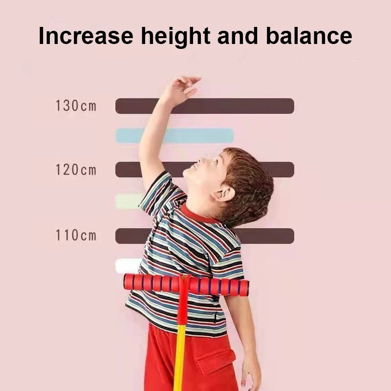 Children Growing Bounce Sense Training Pogo Stick Jumper