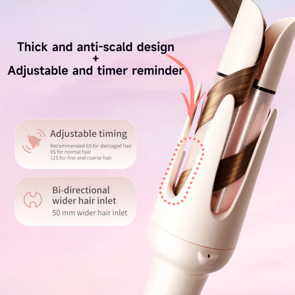 Auto Curling Iron Professional 3 Speed Rotary Hair Curler