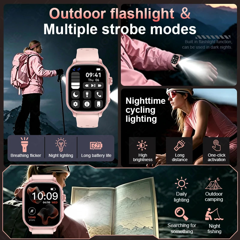LIGE New Built-in 1400mAh Super Large Battery Smart Watch