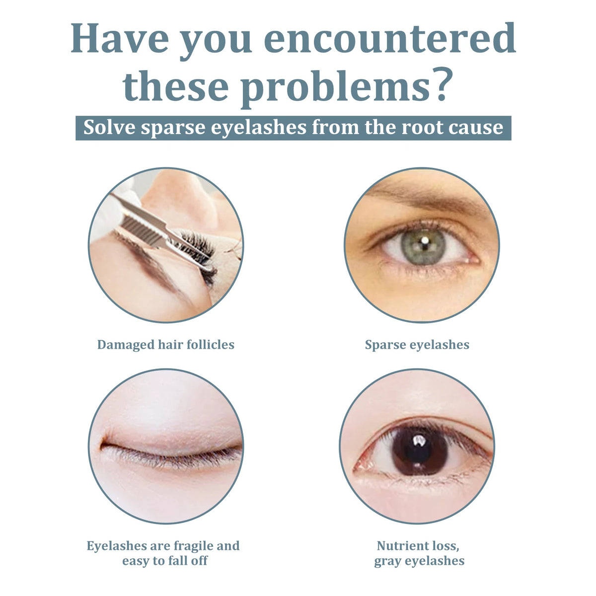 3ml Eyelash Serum For Growth Collagen Hyaluronic Acid