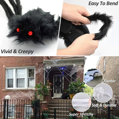 Giant Spider Huge Spider Web Halloween