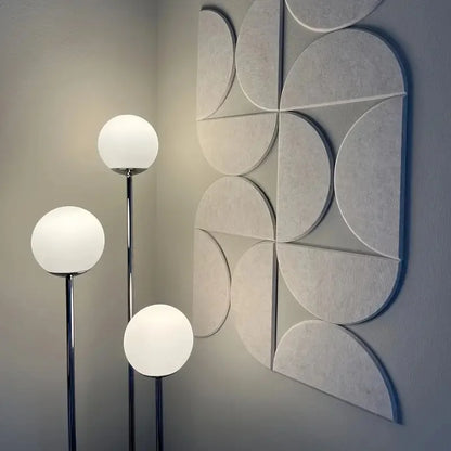 12 Pcs Felt Bulletin Board Living Room Sofa Wall Self-Adhesive
