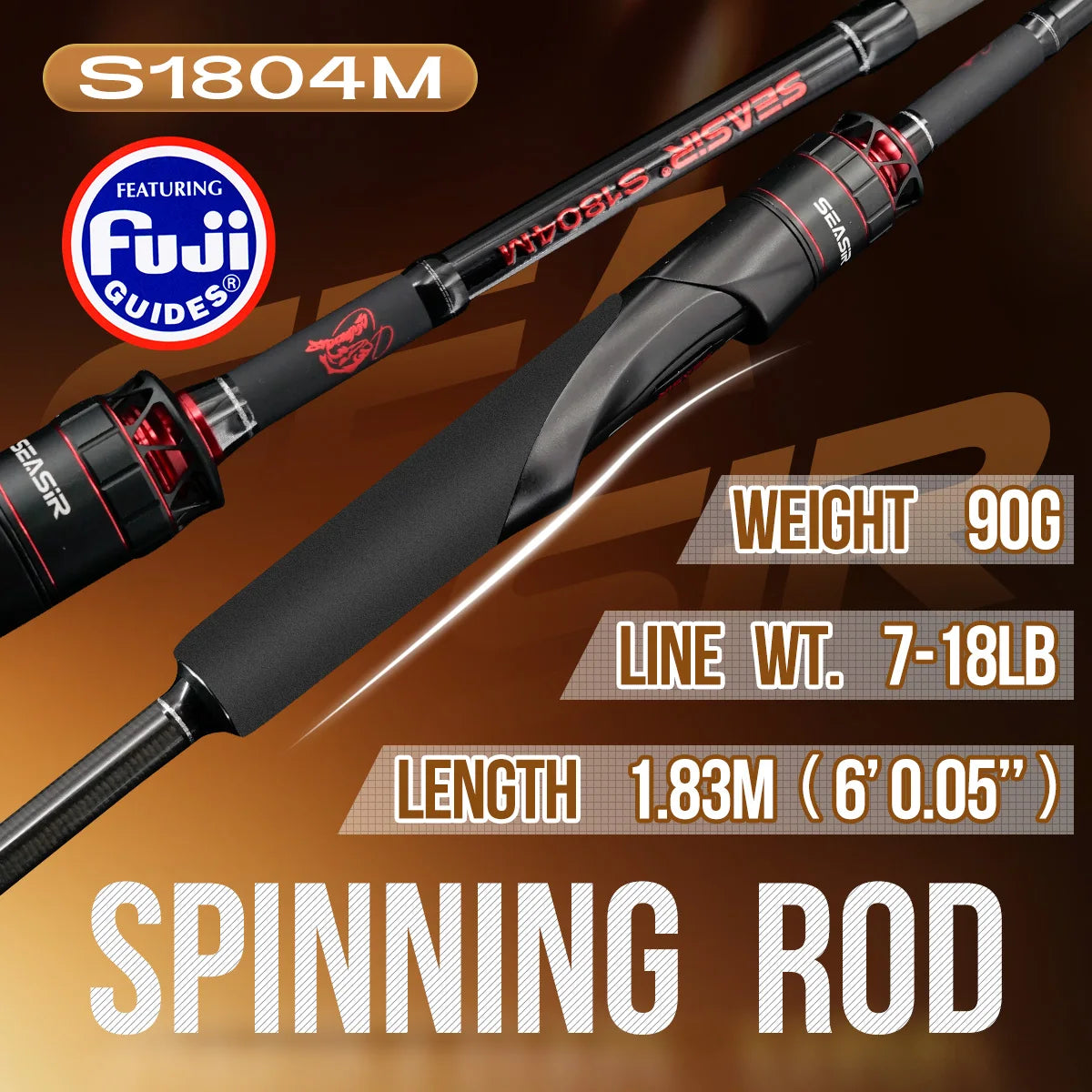 Seasir Salminus XF M/MH Spining & Casting Fishing Rod