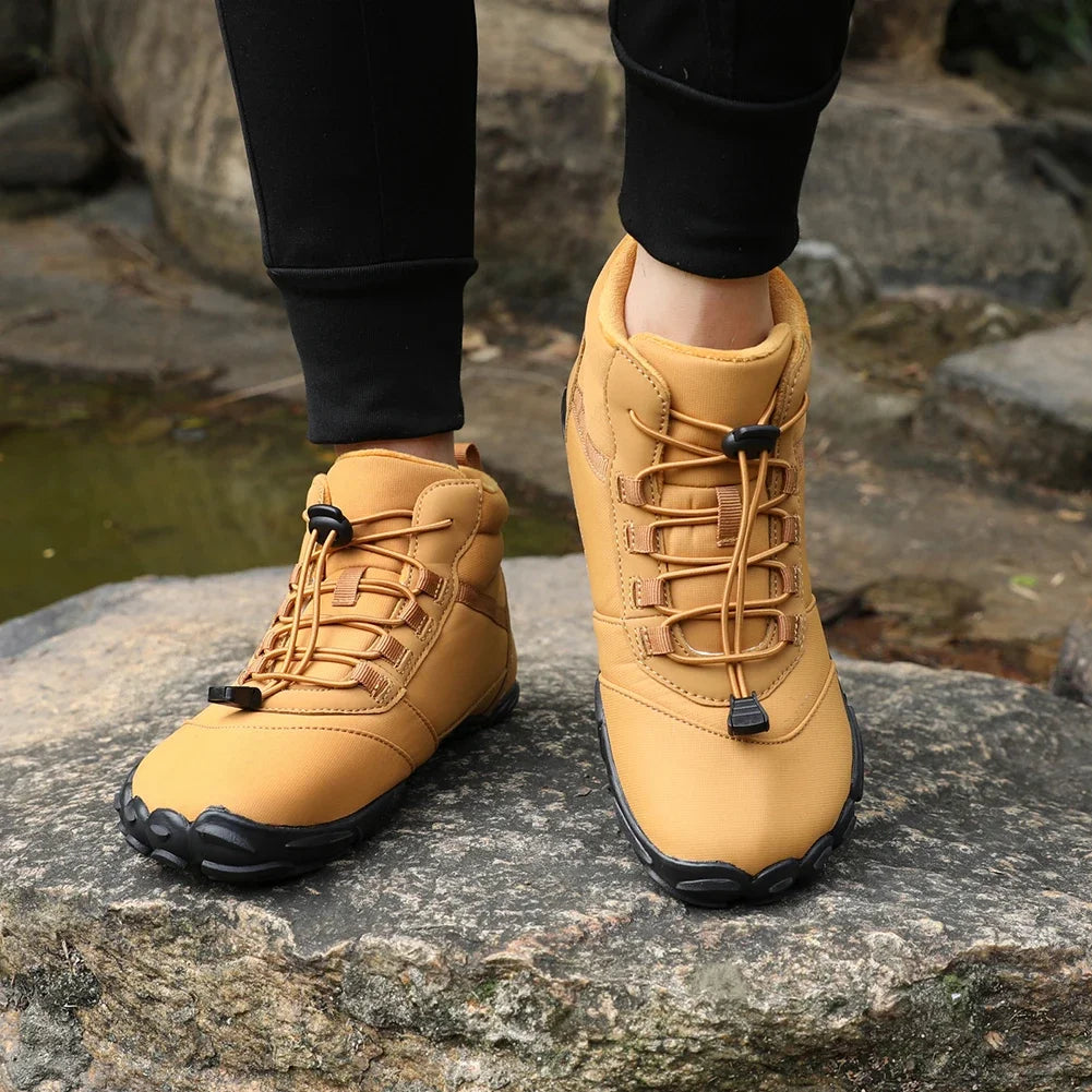 Men Plush Winter Boots Shoes Women Waterproof Snow Cotton Boots