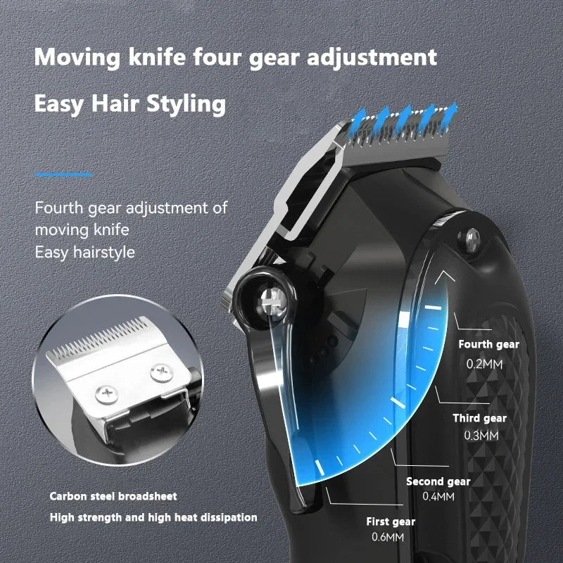 Kemei 1071 Electric Hair Clipper UBS Cordless Beard Trimmer