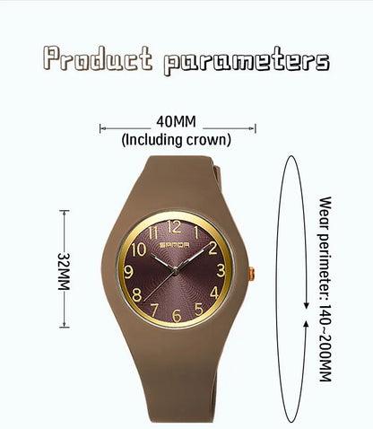 Simple Luxury Student Quartz Watch Clock Gift Outdoor