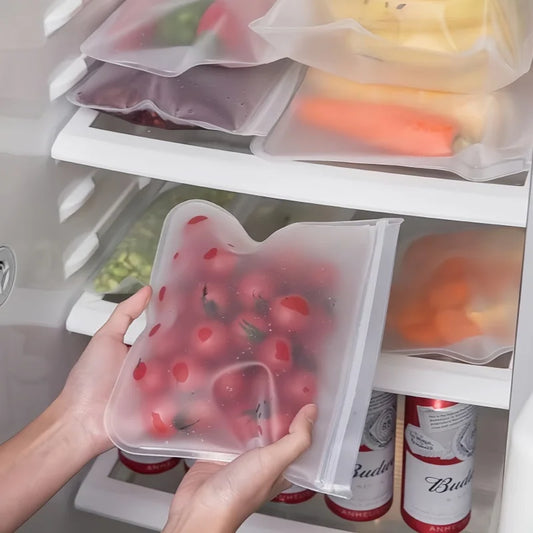 Silicone Food Storage Containers Reusable Food Bags